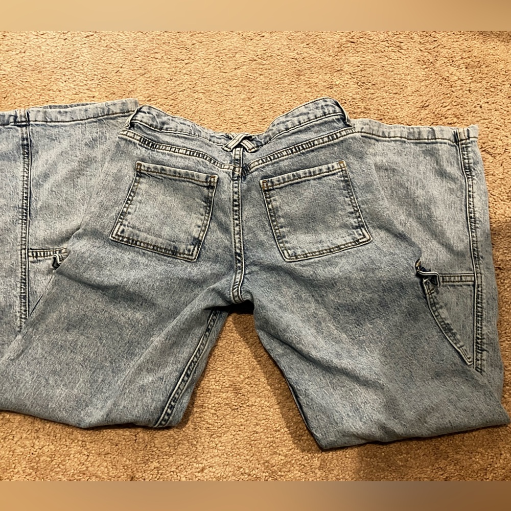 Girls Art Class Stonewashed Cargo Jeans - Picture 4 of 6